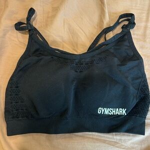 GYMSHARK Energy+ Seamless Sports Bra - Black